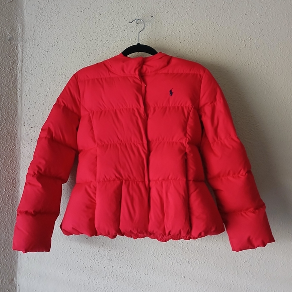 Ralph Lauren Jacket Kids XL Puffer Hooded Pockets